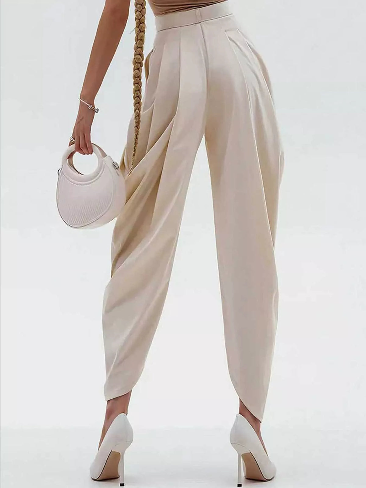 Arena Pleated Drape Pants