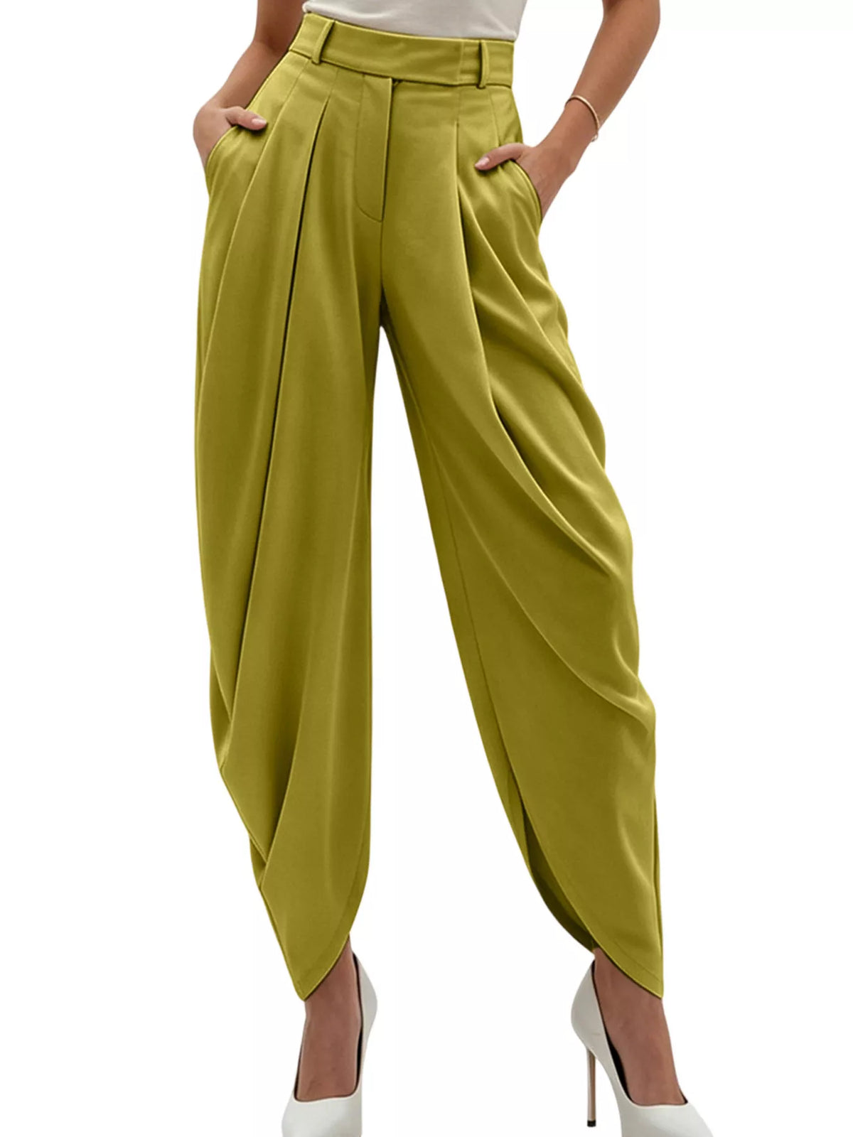 Arena Pleated Drape Pants