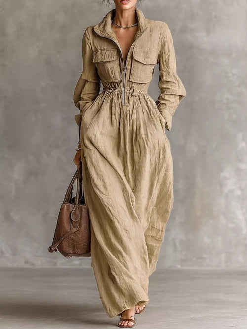 Alba Maxi Shirt Dress