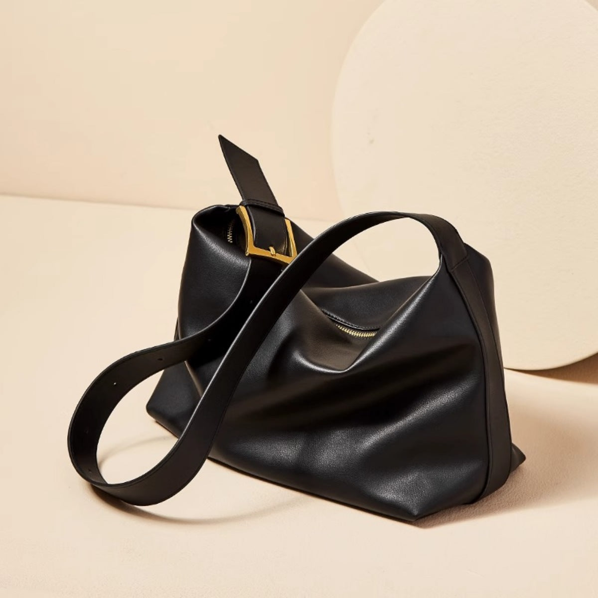 Toledo Faux Leather Shoulder Bag