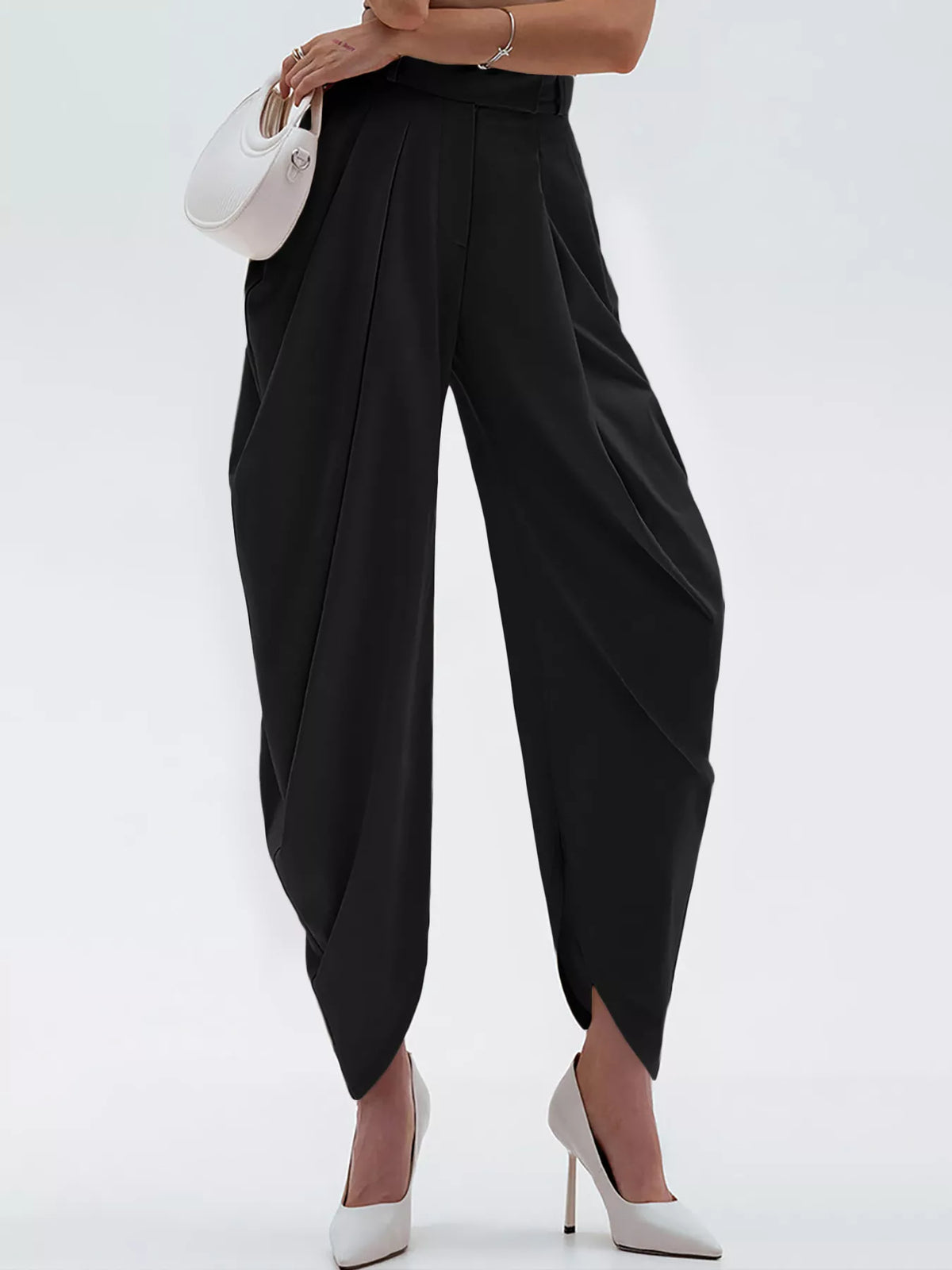 Arena Pleated Drape Pants