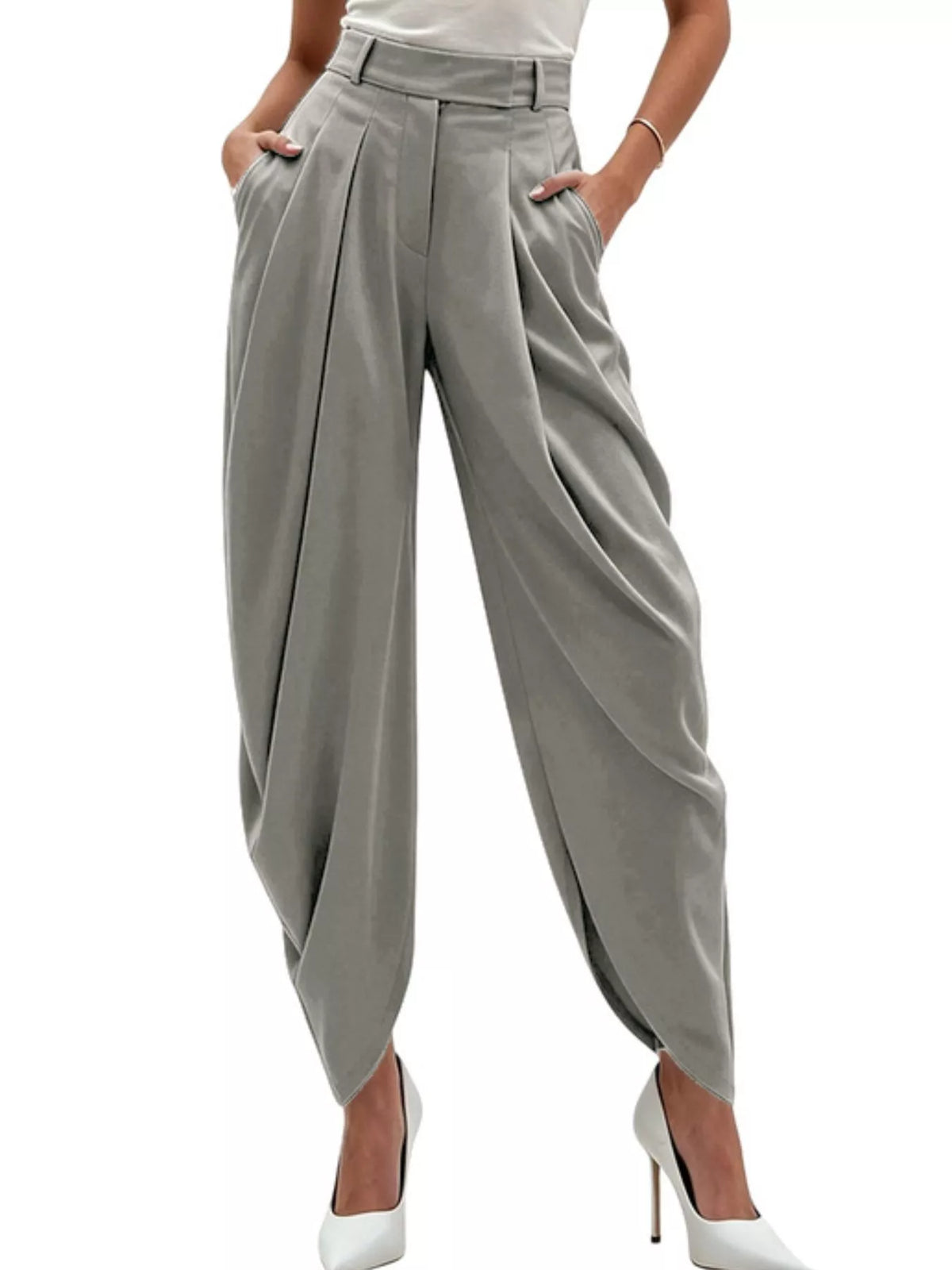 Arena Pleated Drape Pants