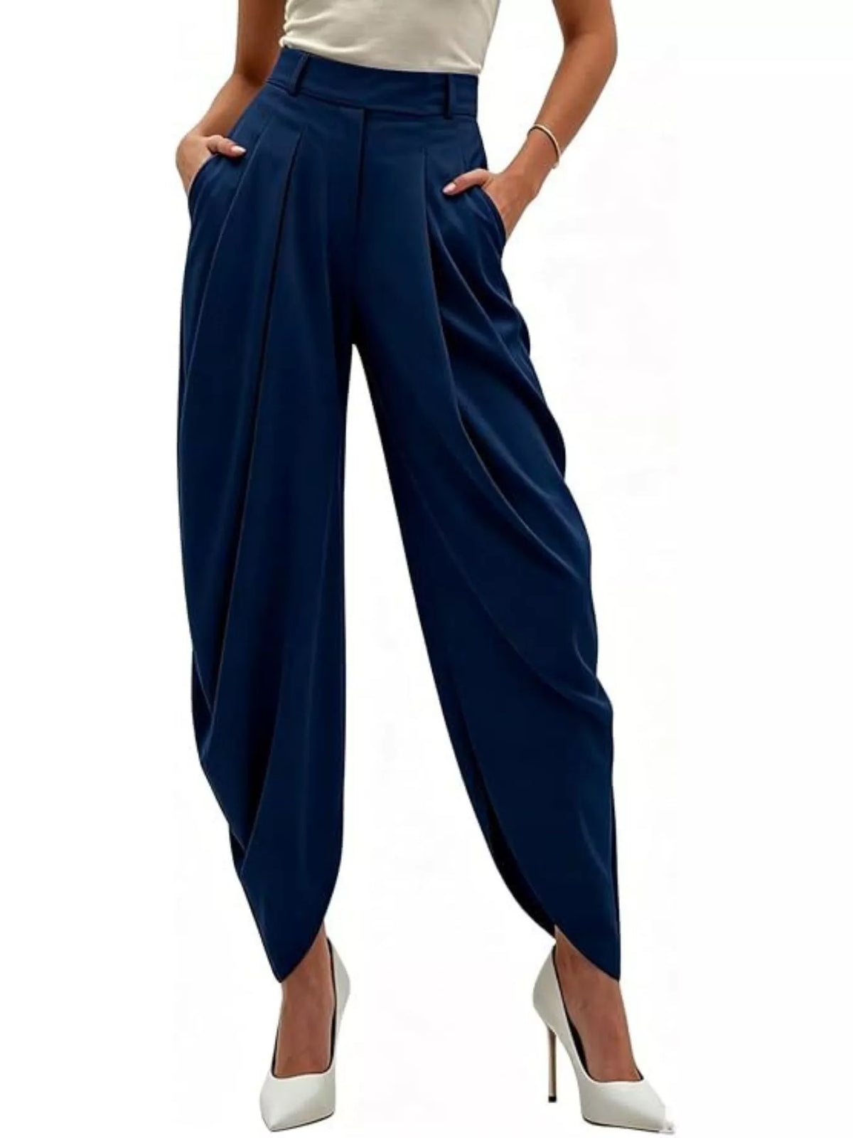 Arena Pleated Drape Pants