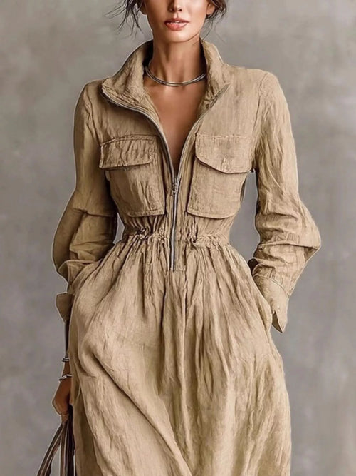 Alba Maxi Shirt Dress