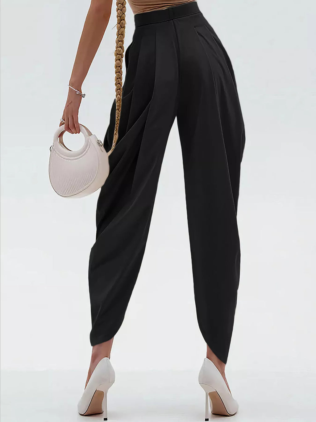Arena Pleated Drape Pants