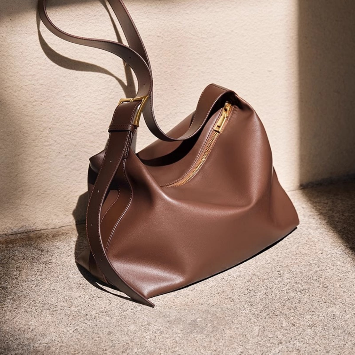 Toledo Faux Leather Shoulder Bag