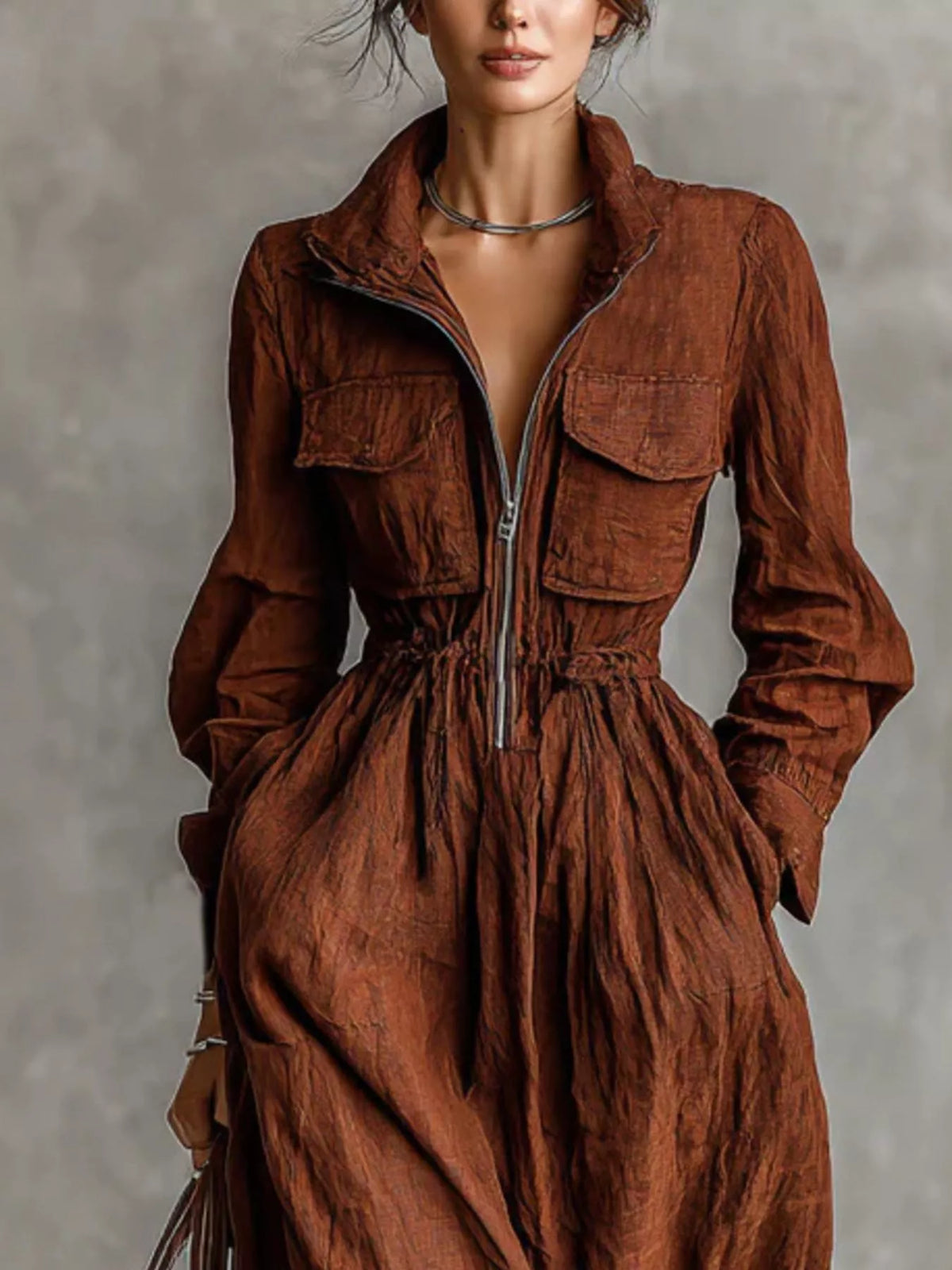 Alba Maxi Shirt Dress