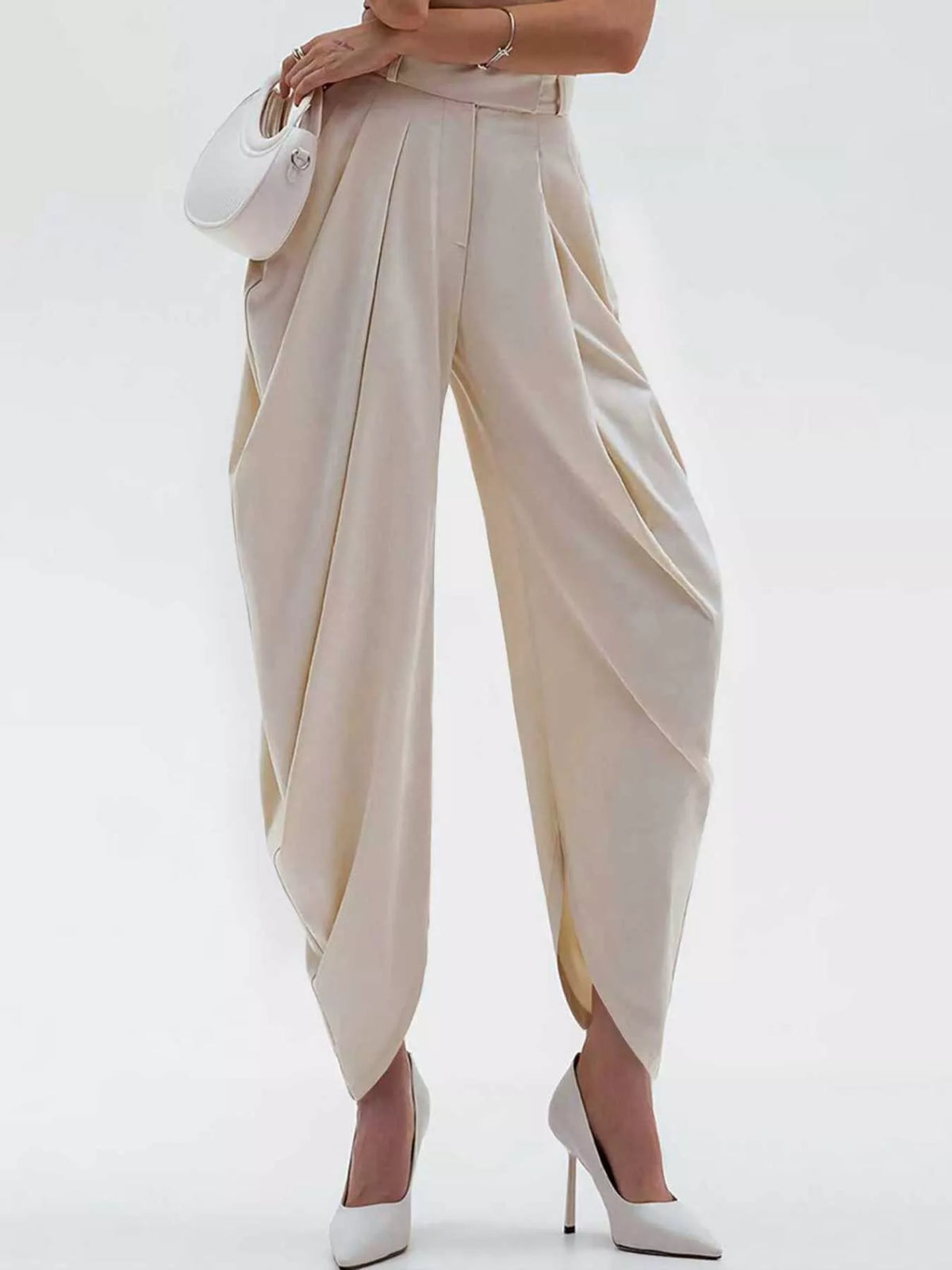 Arena Pleated Drape Pants
