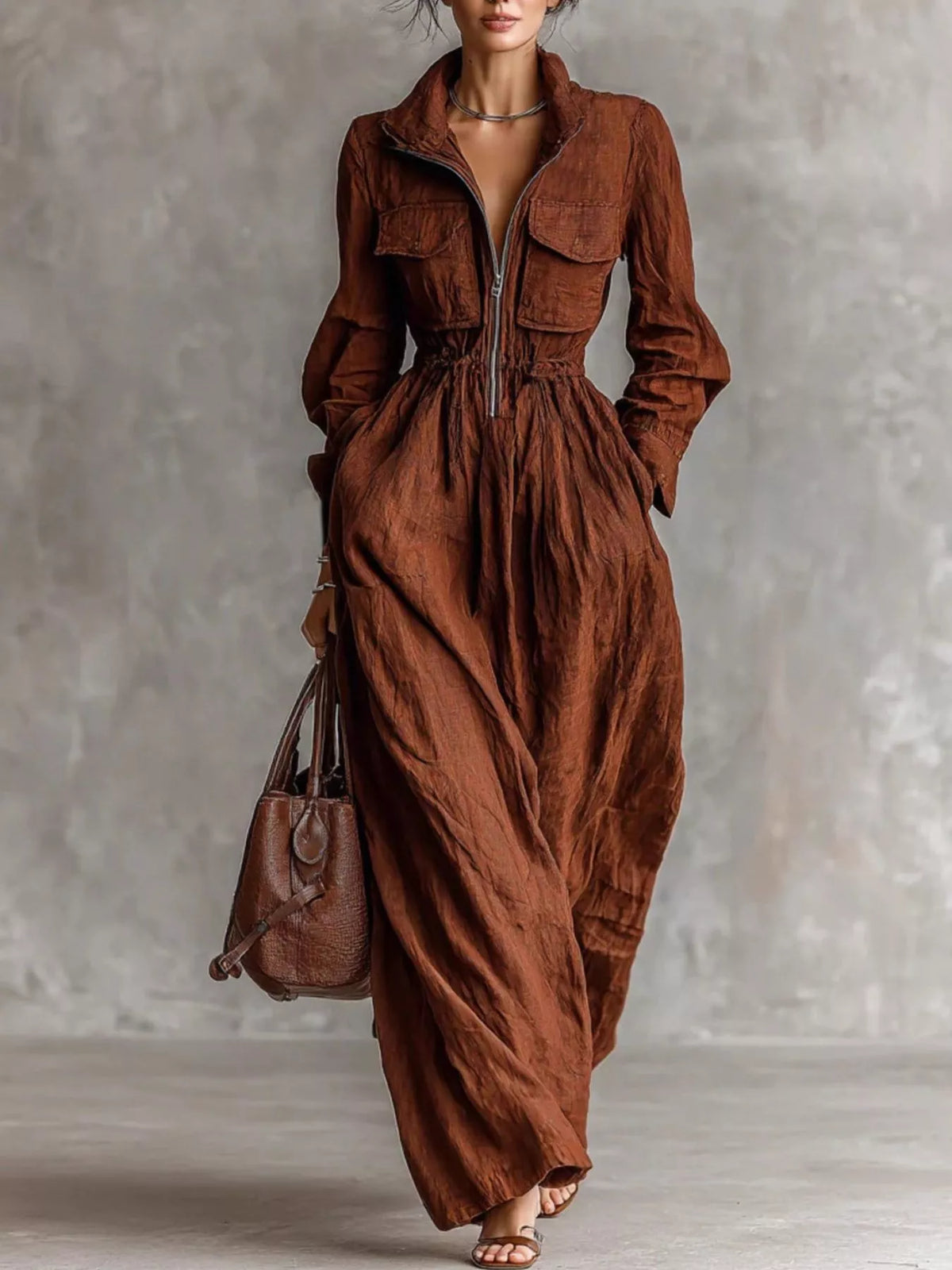Alba Maxi Shirt Dress