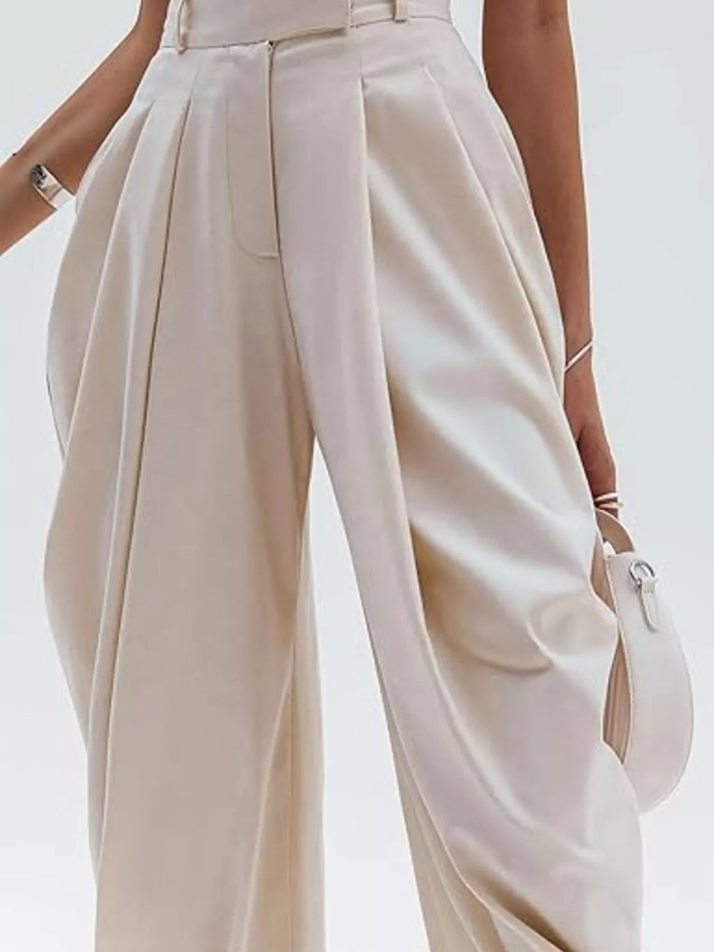 Arena Pleated Drape Pants