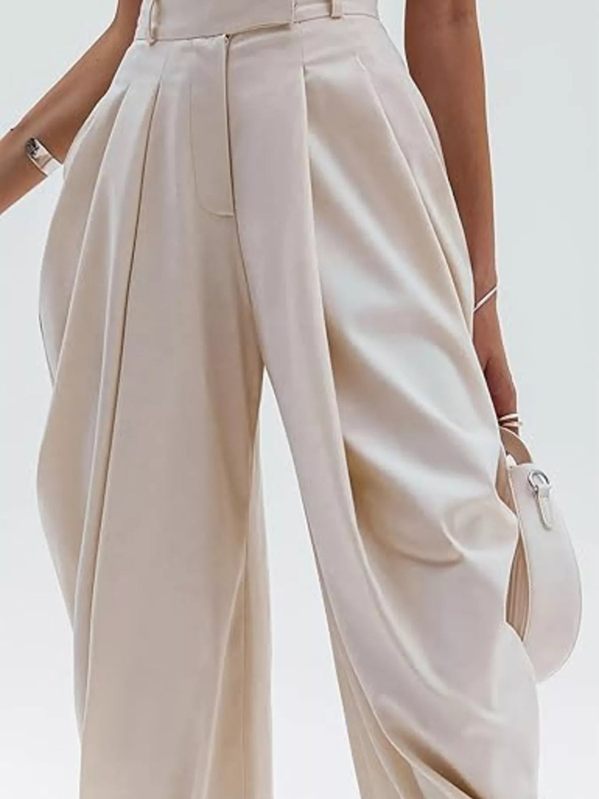 Arena Pleated Drape Pants